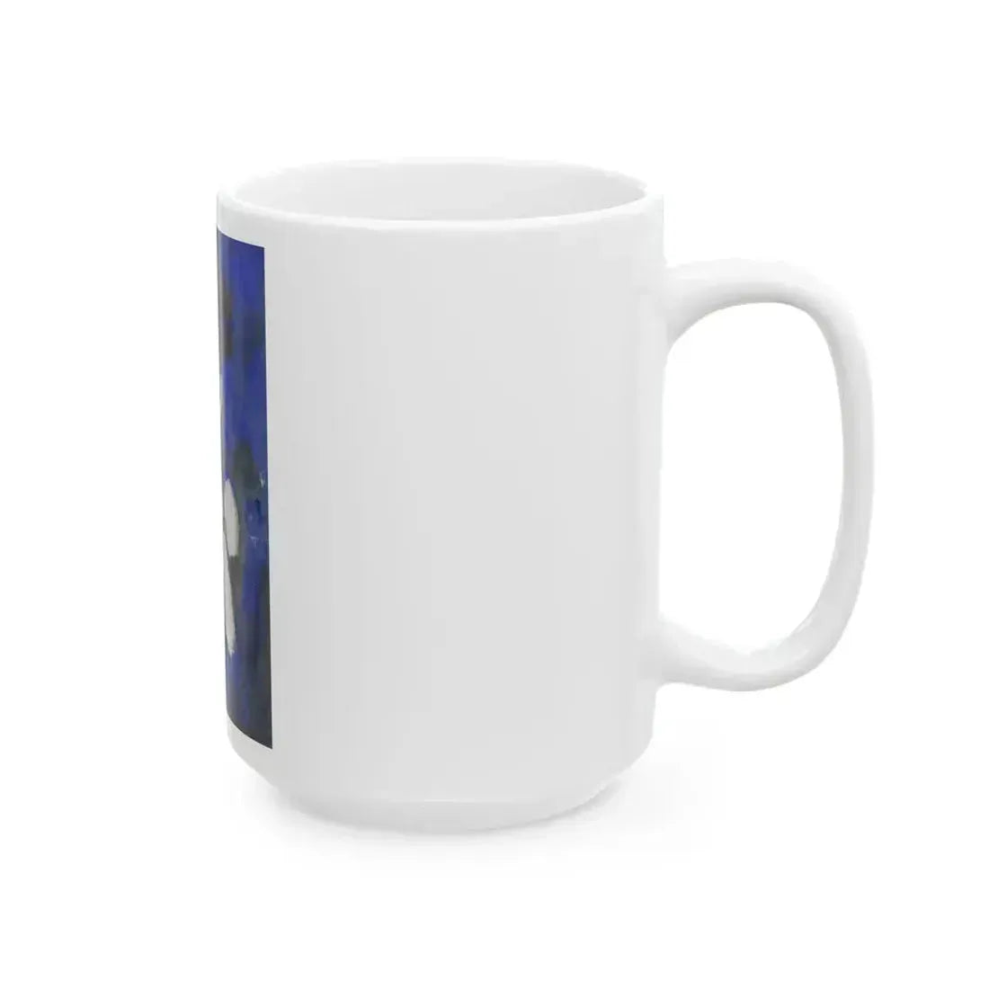 Blue Beads - White Coffee Mug - Go Mug Yourself