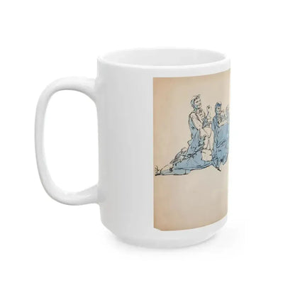 Blue Book Magazine Illustration (McCall Corporation, 1944) - White Coffee Mug - Go Mug Yourself