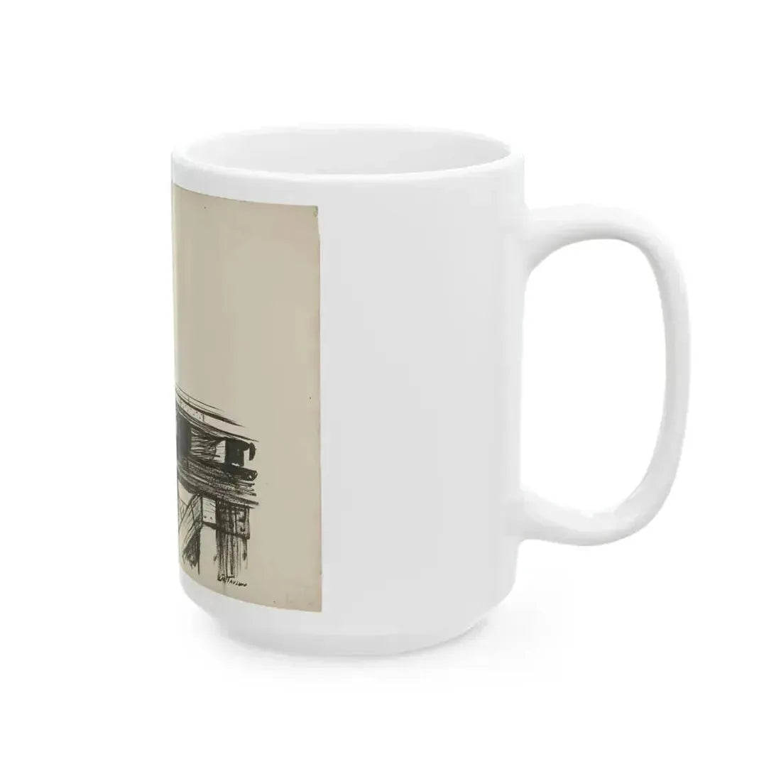 Blue Book Magazine Illustration - White Coffee Mug - Go Mug Yourself
