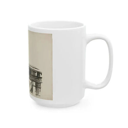 Blue Book Magazine Illustration - White Coffee Mug - Go Mug Yourself