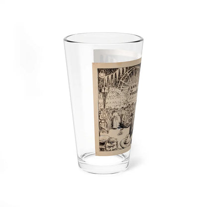 Blue Book Magazine story illustration 1 (Magazine Illustration) Pint Glass 16oz-Go Mug Yourself