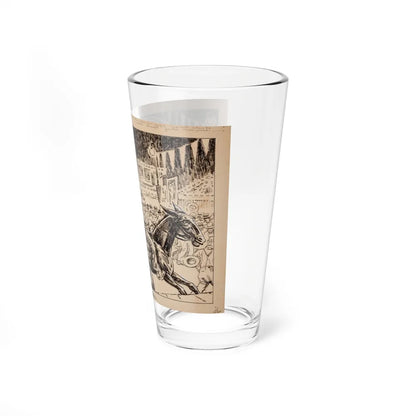 Blue Book Magazine story illustration 1 (Magazine Illustration) Pint Glass 16oz-Go Mug Yourself