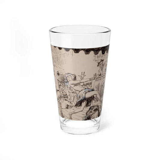 Blue Book Magazine story illustration 2 (Magazine Illustration) Pint Glass 16oz-16oz-Go Mug Yourself