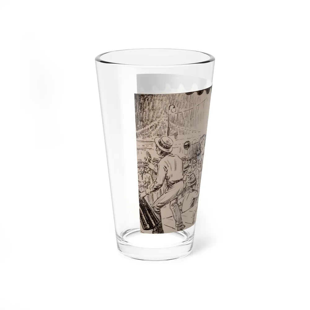 Blue Book Magazine story illustration 2 (Magazine Illustration) Pint Glass 16oz-Go Mug Yourself