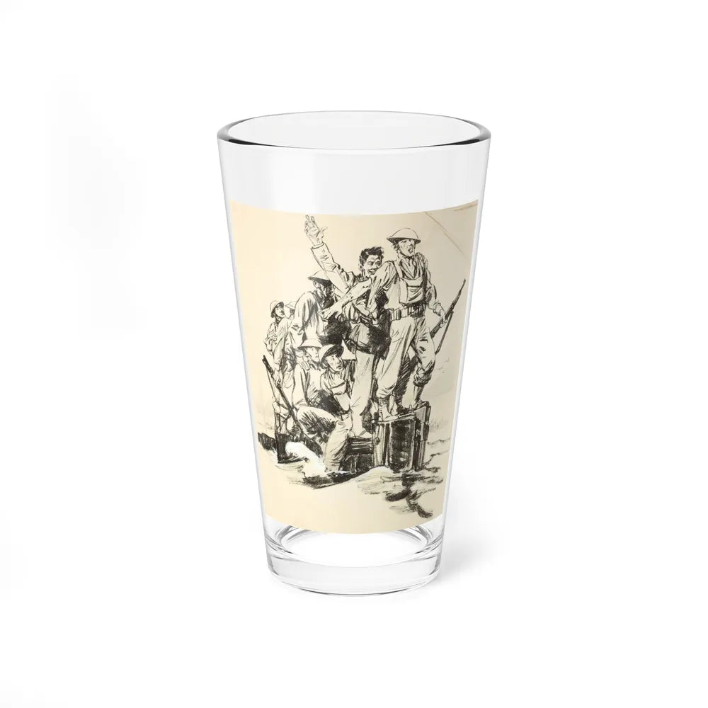 Blue Book Magazine Story Illustration (Magazine Illustration) Pint Glass 16oz-16oz-Go Mug Yourself