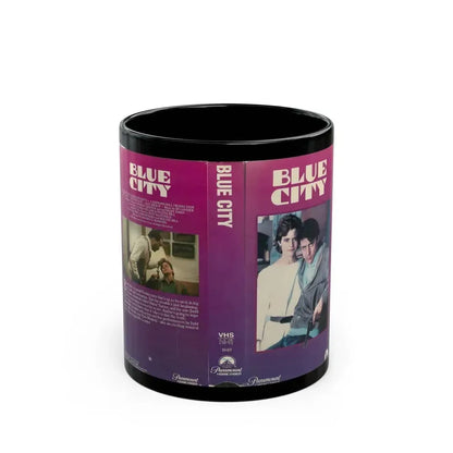 BLUE CITY (VHS COVER) - Black Coffee Mug 11oz - Go Mug Yourself