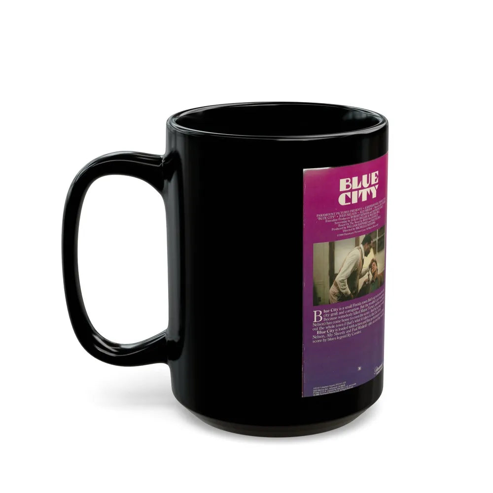 BLUE CITY (VHS COVER) - Black Coffee Mug-Go Mug Yourself