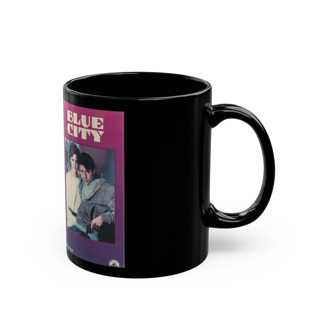 BLUE CITY (VHS COVER) - Black Coffee Mug-Go Mug Yourself