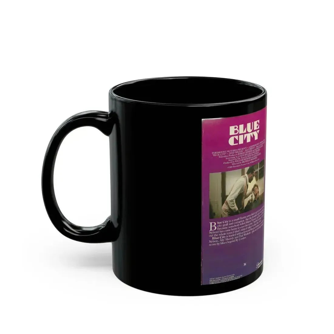 BLUE CITY (VHS COVER) - Black Coffee Mug - Go Mug Yourself