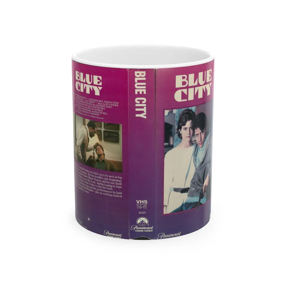 BLUE CITY (VHS COVER) - White Coffee Mug-11oz-Go Mug Yourself