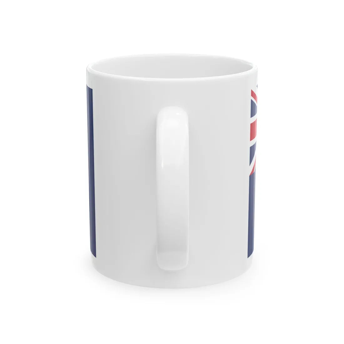Blue Ensign of British United Provinces (India) White Coffee Mug - Go Mug Yourself