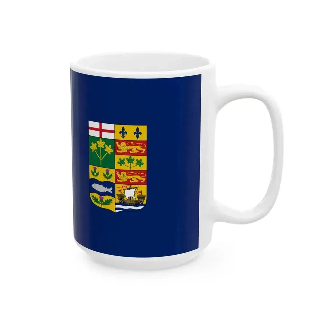 Blue Ensign of Canada 1868-1921 (Canada) White Coffee Mug - Go Mug Yourself