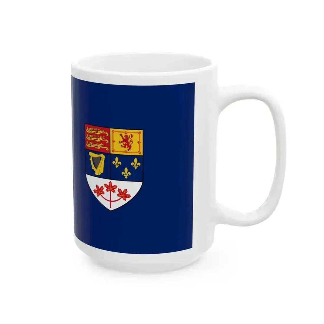 Blue Ensign of Canada 1957-1965 (Canada) White Coffee Mug - Go Mug Yourself