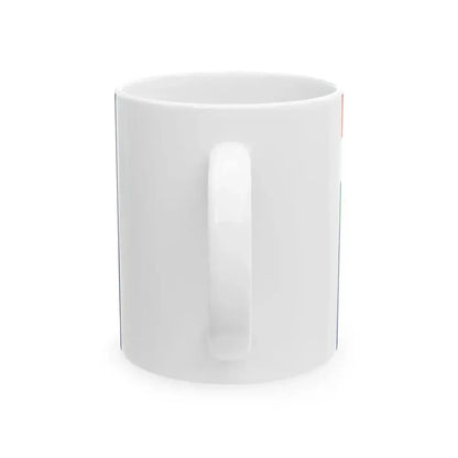 Blue Ensign of India (India) White Coffee Mug - Go Mug Yourself