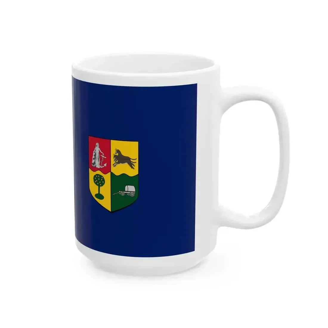 Blue Ensign of South Africa 1910-1928 (South Africa) White Coffee Mug - Go Mug Yourself