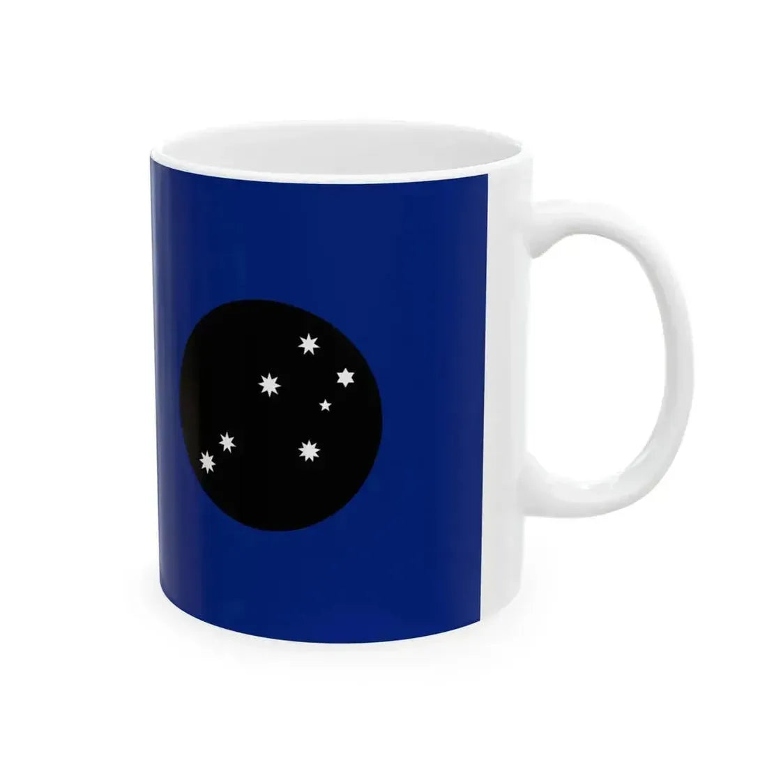 Blue Ensign of South Australia 1870-1876 (Australia) White Coffee Mug - Go Mug Yourself