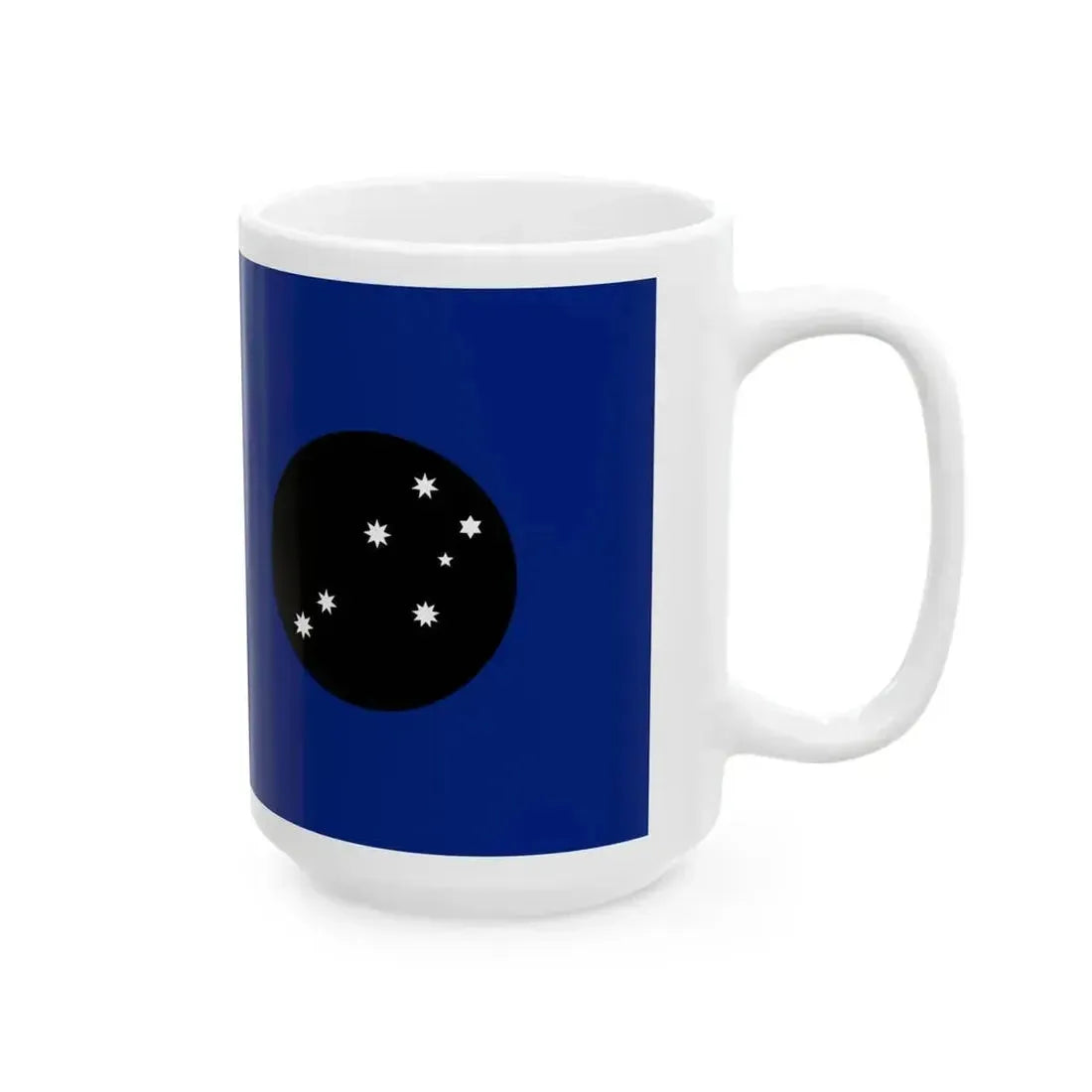 Blue Ensign of South Australia 1870-1876 (Australia) White Coffee Mug - Go Mug Yourself