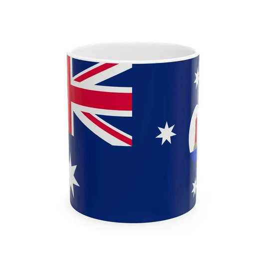 Blue Ensign of the Commonwealth Lighthouse Service (Australia) White Coffee Mug 11oz - Go Mug Yourself