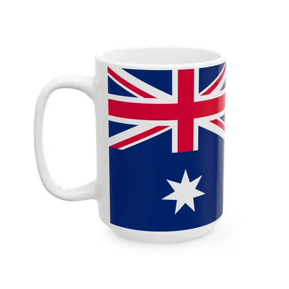 Blue Ensign of the Commonwealth Lighthouse Service (Australia) White Coffee Mug - Go Mug Yourself