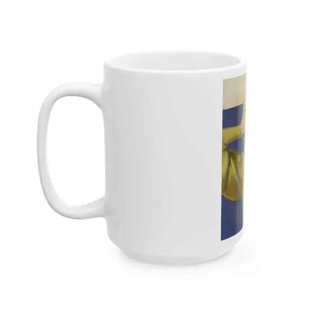Blue-eyed Beauty, American magazine cover, April 1934 - White Coffee Mug - Go Mug Yourself