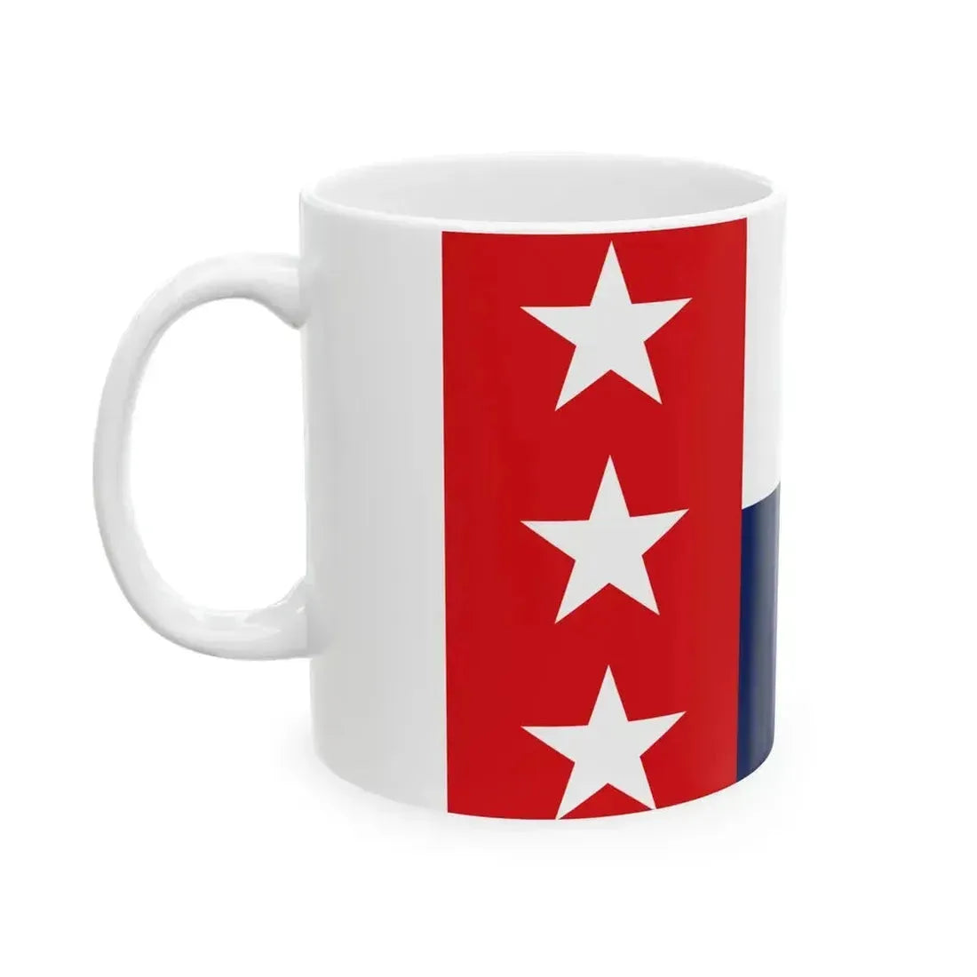 Blue flag of the Republic of the Rio Grande (Mexico) White Coffee Mug - Go Mug Yourself