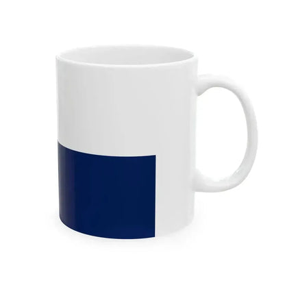 Blue flag of the Republic of the Rio Grande (Mexico) White Coffee Mug - Go Mug Yourself