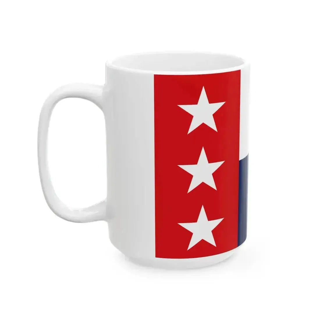 Blue flag of the Republic of the Rio Grande (Mexico) White Coffee Mug - Go Mug Yourself