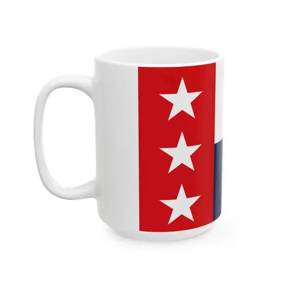 Blue flag of the Republic of the Rio Grande (Mexico) White Coffee Mug - Go Mug Yourself