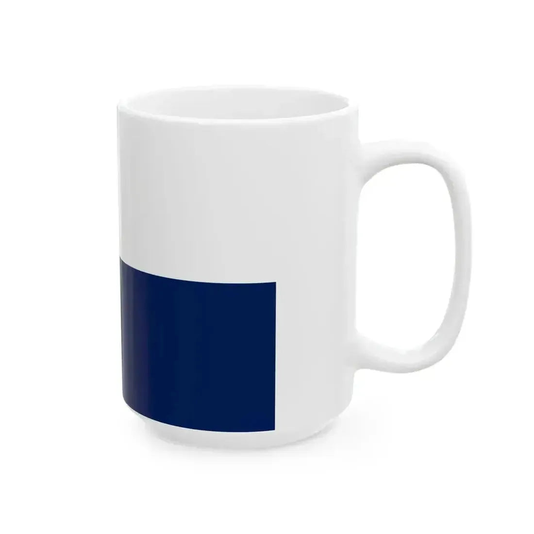 Blue flag of the Republic of the Rio Grande (Mexico) White Coffee Mug - Go Mug Yourself