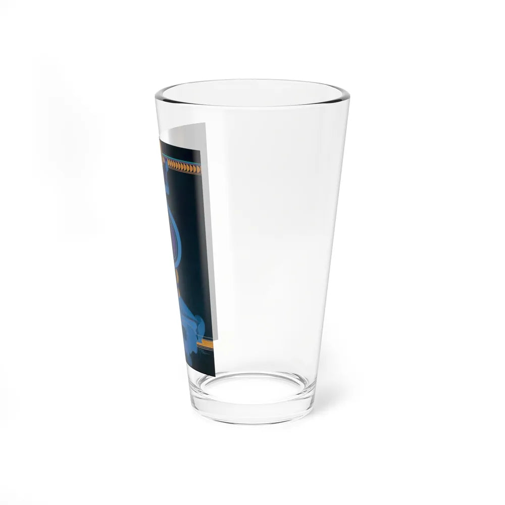 Blue Indigo (Magazine Illustration) Pint Glass 16oz-Go Mug Yourself