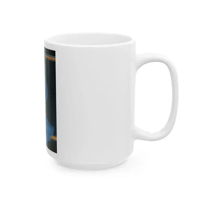 Blue Indigo - White Coffee Mug - Go Mug Yourself