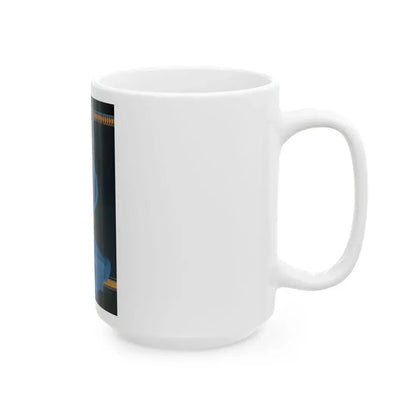 Blue Indigo - White Coffee Mug - Go Mug Yourself