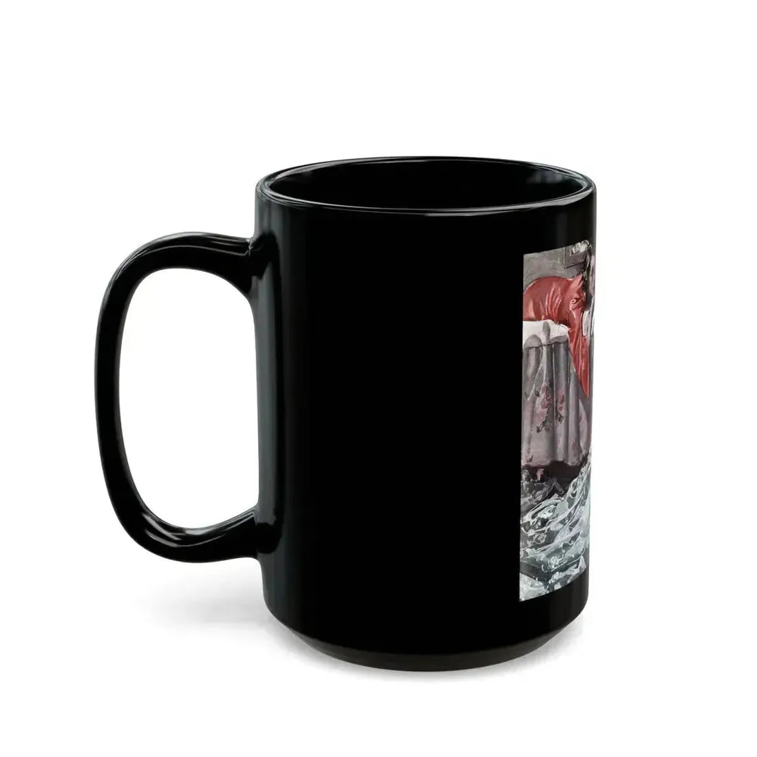 Blue Marigolds (Pt. 2), Good Housekeeping, February 1934 - Black Coffee Mug - Go Mug Yourself