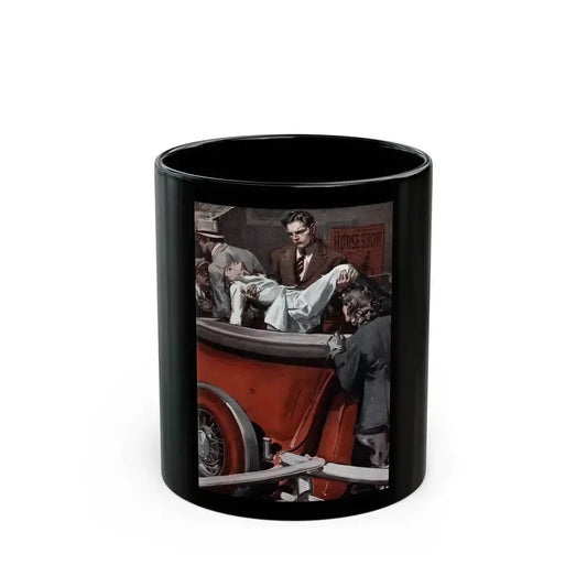 Blue Marigolds (Pt. 5), Good Housekeeping, May 1934 - Black Coffee Mug 11oz - Go Mug Yourself