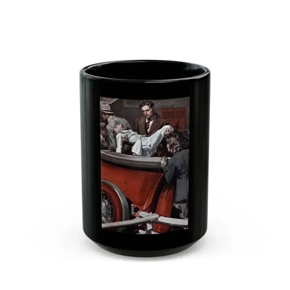 Blue Marigolds (Pt. 5), Good Housekeeping, May 1934 - Black Coffee Mug 15oz - Go Mug Yourself