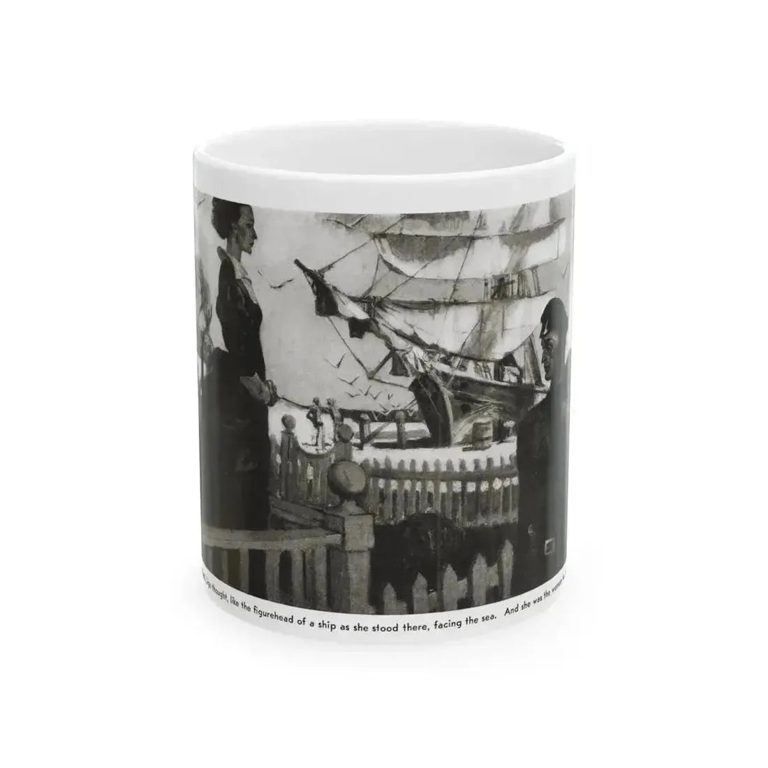 Blue Meadows (1), The Delineator, October 1932 - White Coffee Mug 11oz - Go Mug Yourself