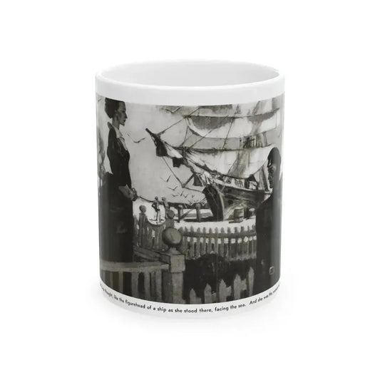 Blue Meadows (1), The Delineator, October 1932 - White Coffee Mug 11oz - Go Mug Yourself