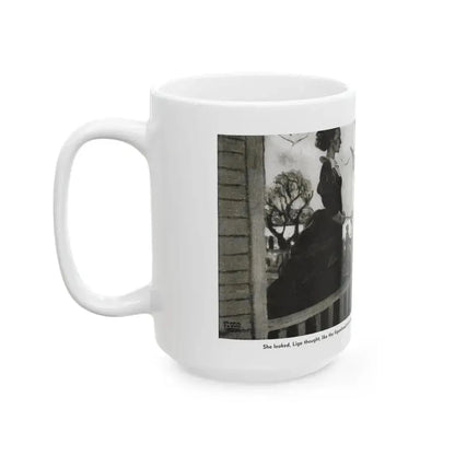 Blue Meadows (1), The Delineator, October 1932 - White Coffee Mug - Go Mug Yourself