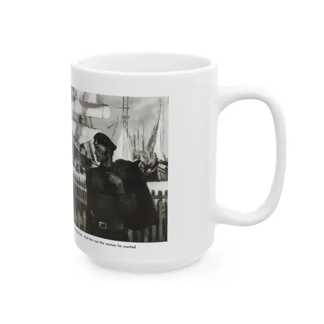 Blue Meadows (1), The Delineator, October 1932 - White Coffee Mug - Go Mug Yourself