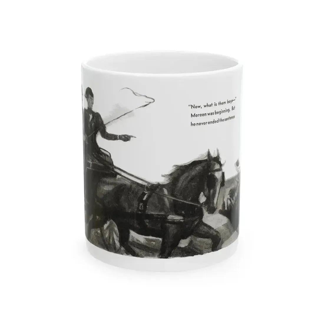 Blue Meadows (2), The Delineator, October 1932 - White Coffee Mug 11oz - Go Mug Yourself