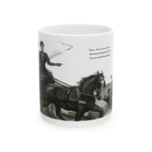 Blue Meadows (2), The Delineator, October 1932 - White Coffee Mug 11oz - Go Mug Yourself