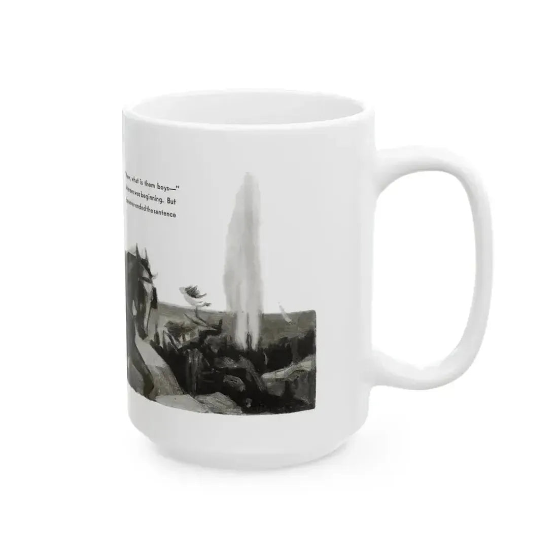 Blue Meadows (2), The Delineator, October 1932 - White Coffee Mug - Go Mug Yourself