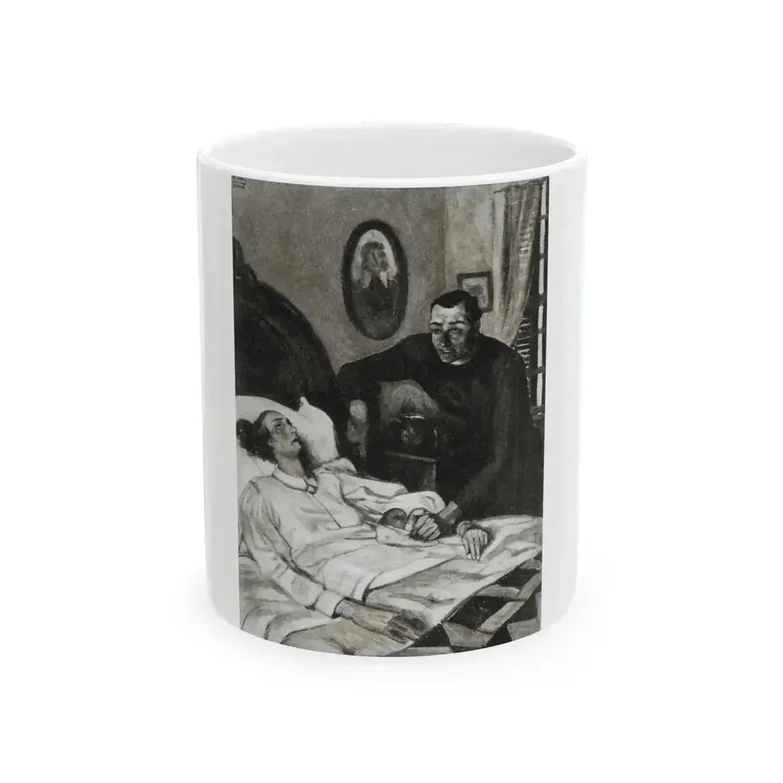 Blue Meadows (3), The Delineator, October 1932 - White Coffee Mug 11oz - Go Mug Yourself
