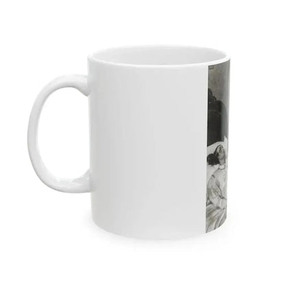 Blue Meadows (3), The Delineator, October 1932 - White Coffee Mug - Go Mug Yourself