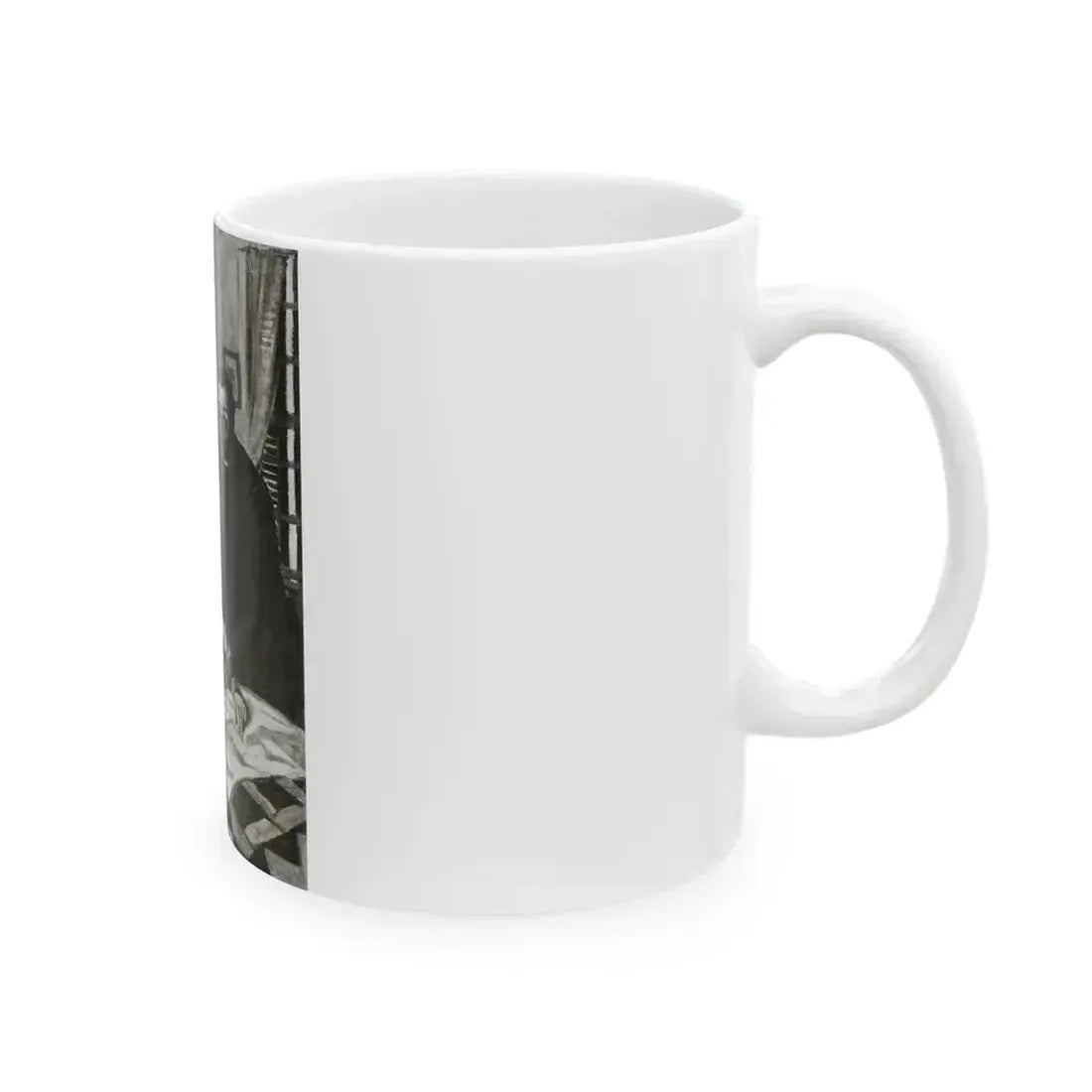 Blue Meadows (3), The Delineator, October 1932 - White Coffee Mug - Go Mug Yourself