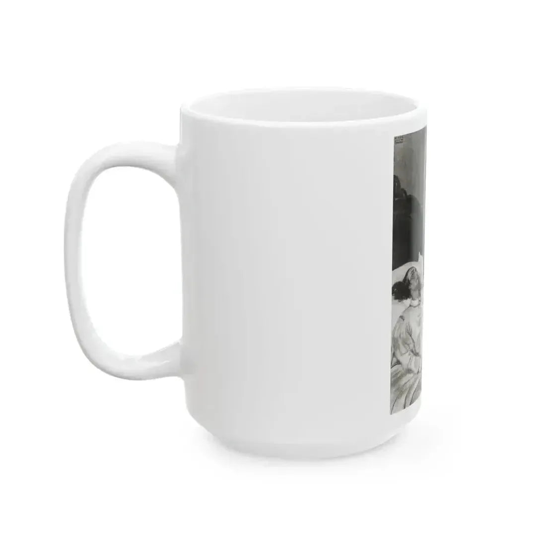 Blue Meadows (3), The Delineator, October 1932 - White Coffee Mug - Go Mug Yourself