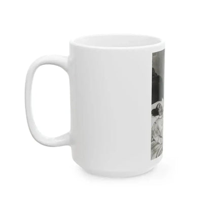 Blue Meadows (3), The Delineator, October 1932 - White Coffee Mug - Go Mug Yourself