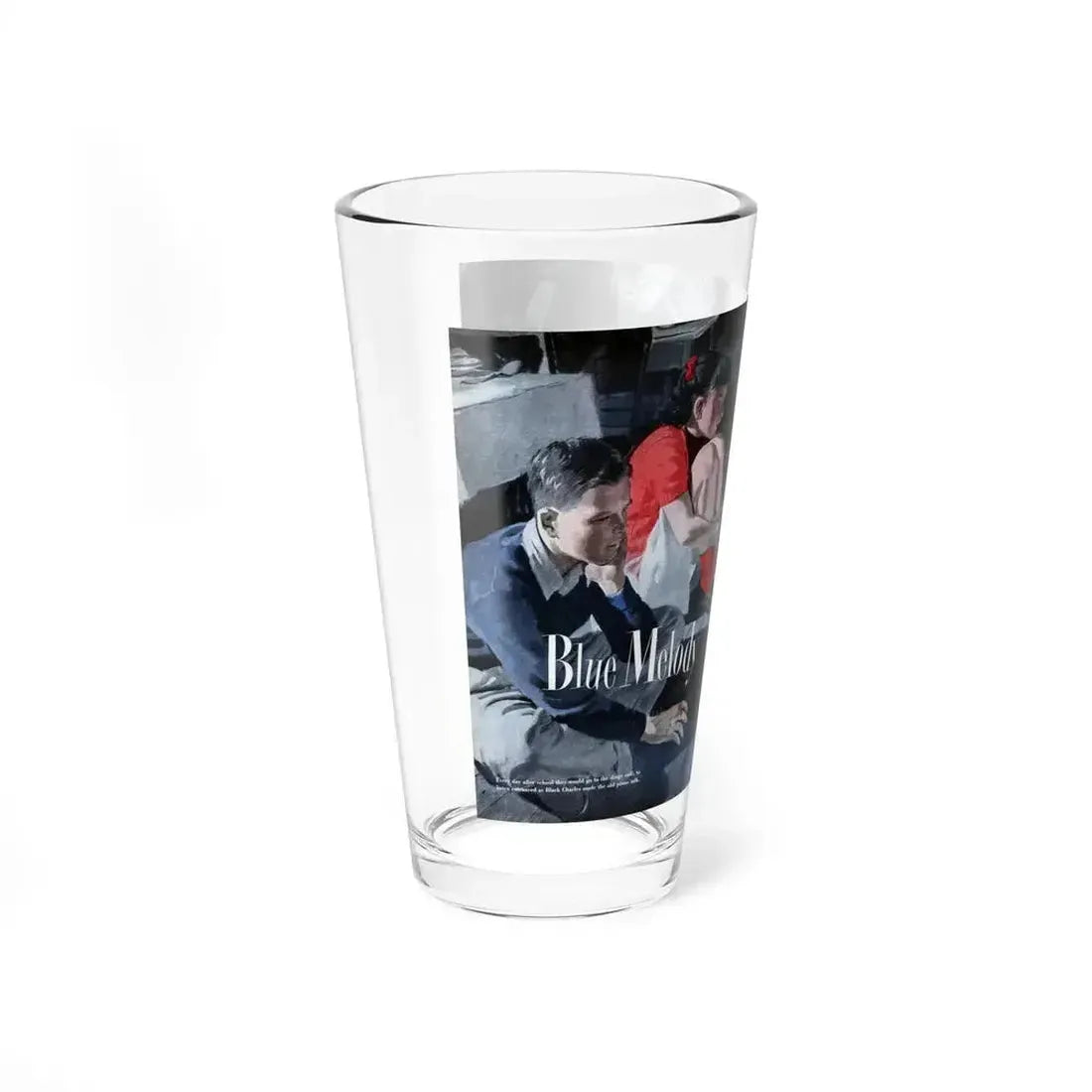 Blue Melody, Cosmopolitan, September 1948 (Magazine Illustration) Pint Glass 16oz - Go Mug Yourself