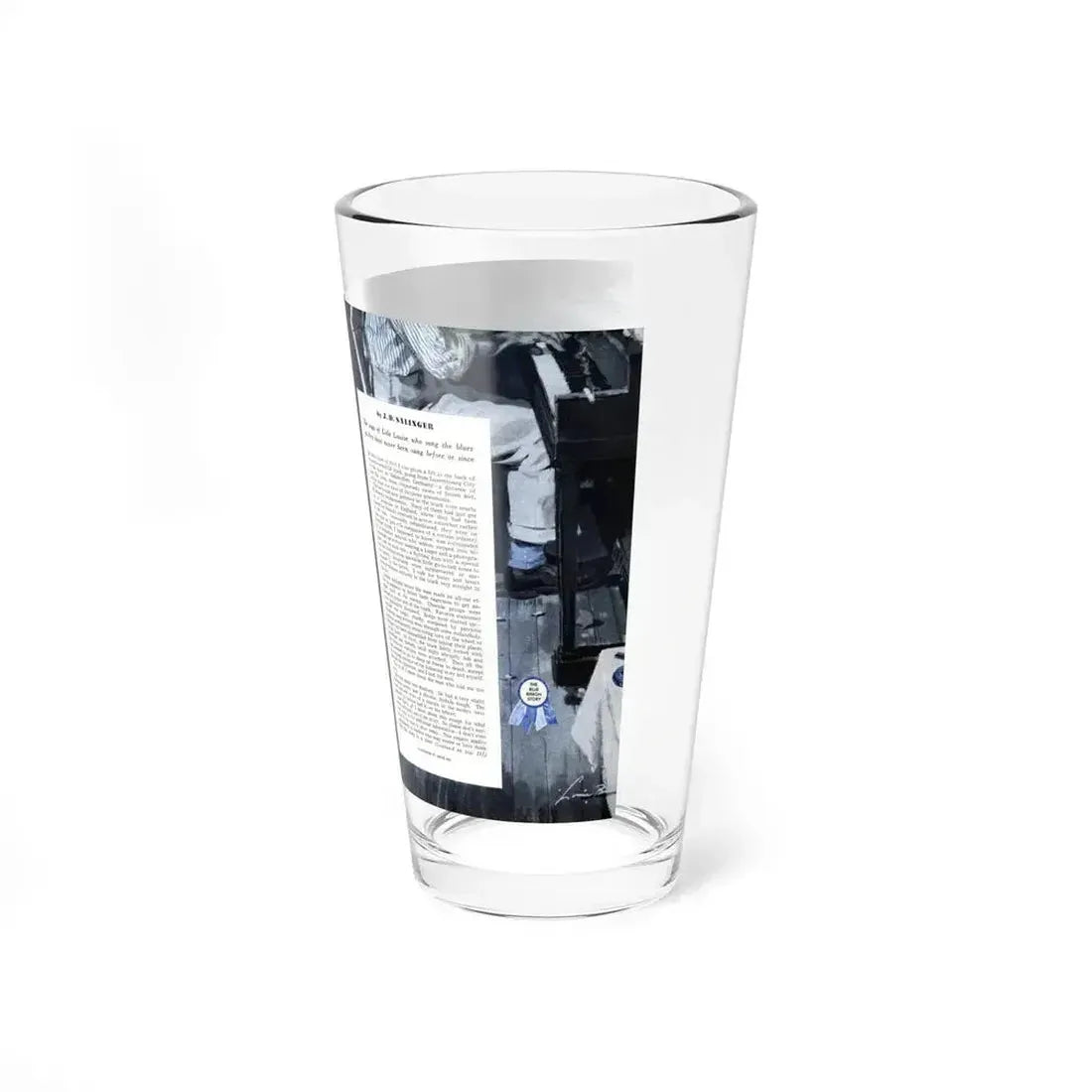 Blue Melody, Cosmopolitan, September 1948 (Magazine Illustration) Pint Glass 16oz - Go Mug Yourself