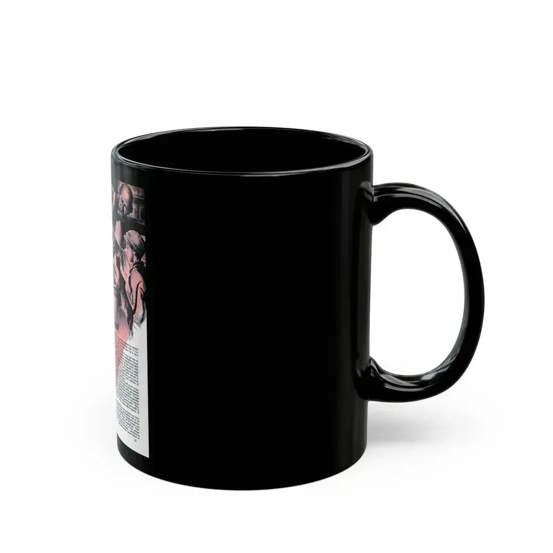 Blue Milk and White, Liberty, November 26, 1938 - Black Coffee Mug - Go Mug Yourself
